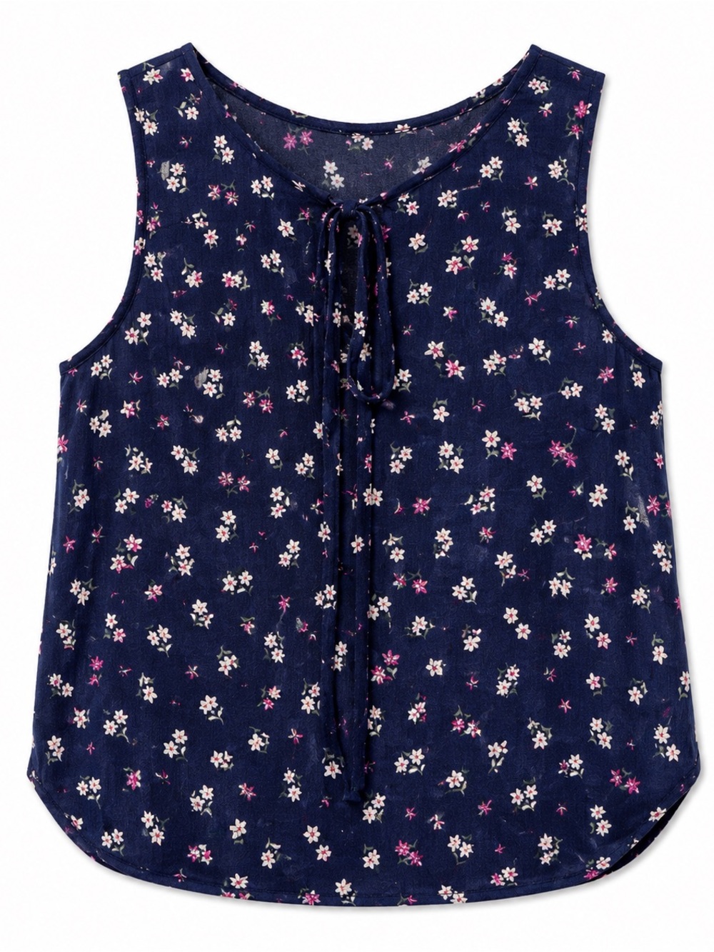 Floral Sleeveless Crop Top